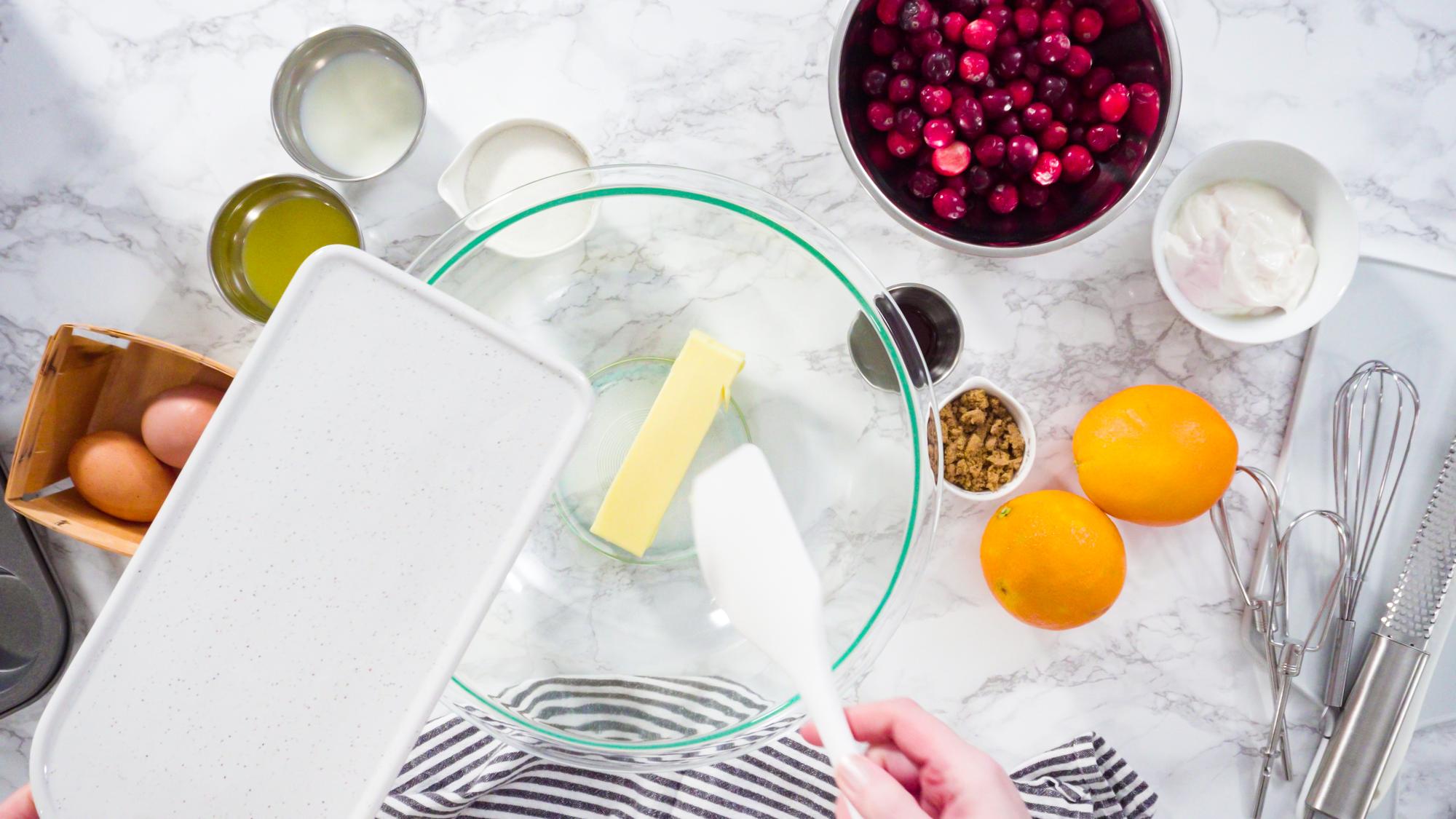 Set di ingredienti organizzati per un corso